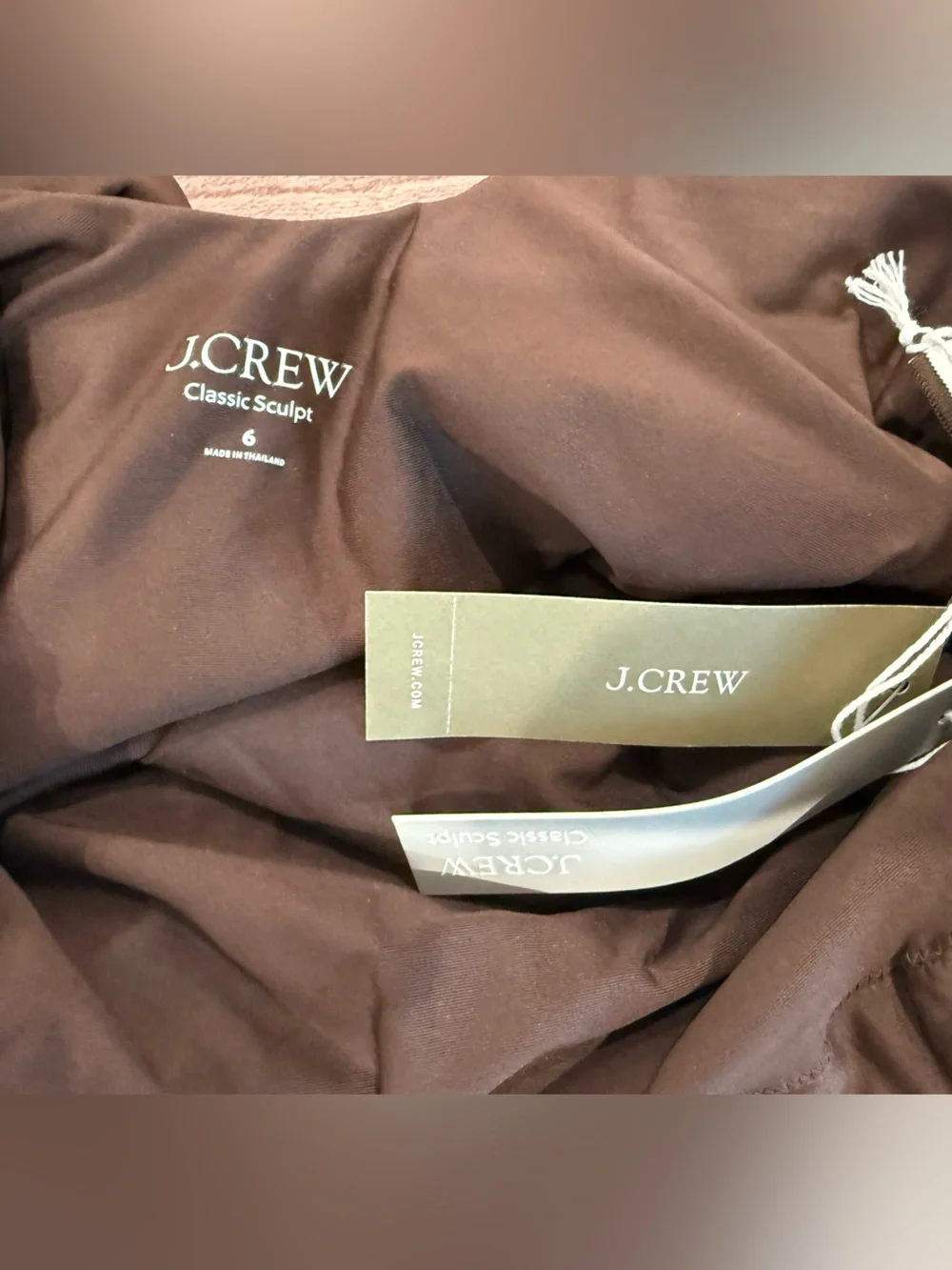 NWT J. Crew Long-torso Lana one-piece in Classic Sculpt swimming suit size 6
